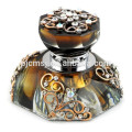 2015 clássica moderna Crystal Perfume Bottle com floewer e diamante para carros e decoração de casa